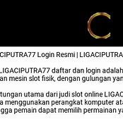 Ligaciputra77 Link Alternatif